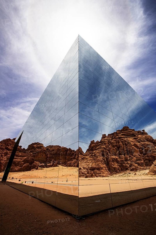 Maraya Concert Hall by the Gioforma architectural group, Al Ula, Kingdom of Saudi Arabia