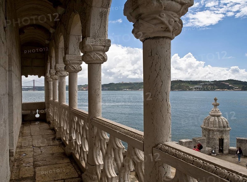 View from the loggia over the Rio Tejo