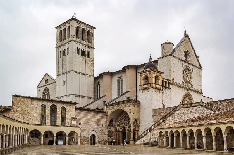 The Papal Basilica of St. Francis of Assisi is the mother church of the Roman Catholic Franciscan Order in Assisi, Italy