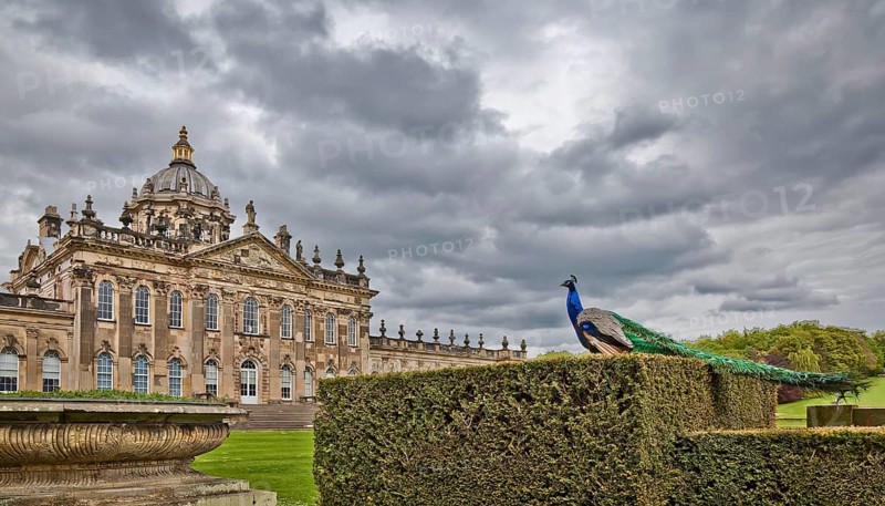 A photography of the beautiful castle howard