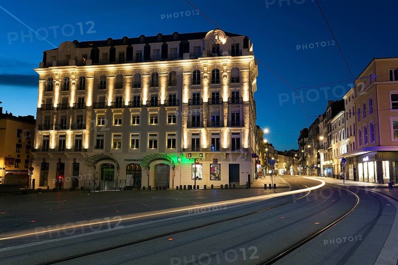 Jaude square in Clermont-Ferrand, Puy de Dome, Auvergne, France