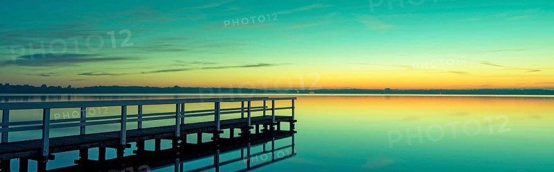 Beautiful sunrise at the Zwischenahner Meer