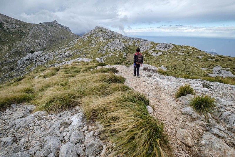 Puig Galileu crest, Majorca, Balearic Islands, Spain