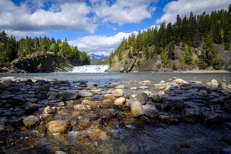 Bow Falls Banff, Alberta Kanada travel destination