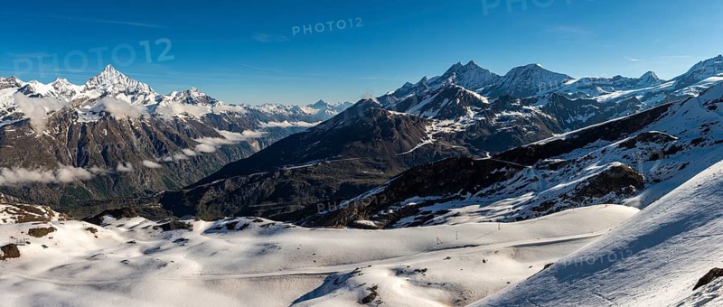 View of Weisshorn and Mischabel group
