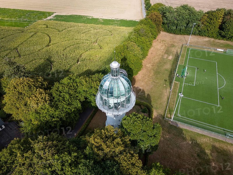 The light tower in Solingen, North Rhine-Westphalia, is a converted former water tower. It is located in the district of Gräfrath near the highest point of the city of Solingen at approximately 276 meters above sea level. The tower was built in 1904, decommissioned in 1983 and rebuilt in the mid-1990s