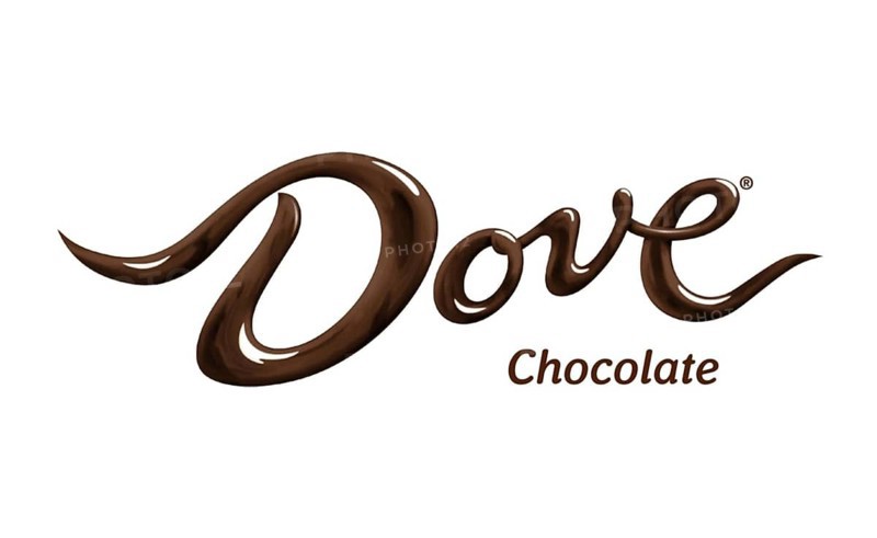 Logo Dove chocolate, Logo