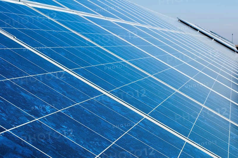 Solar photovoltaic panels. Solar park