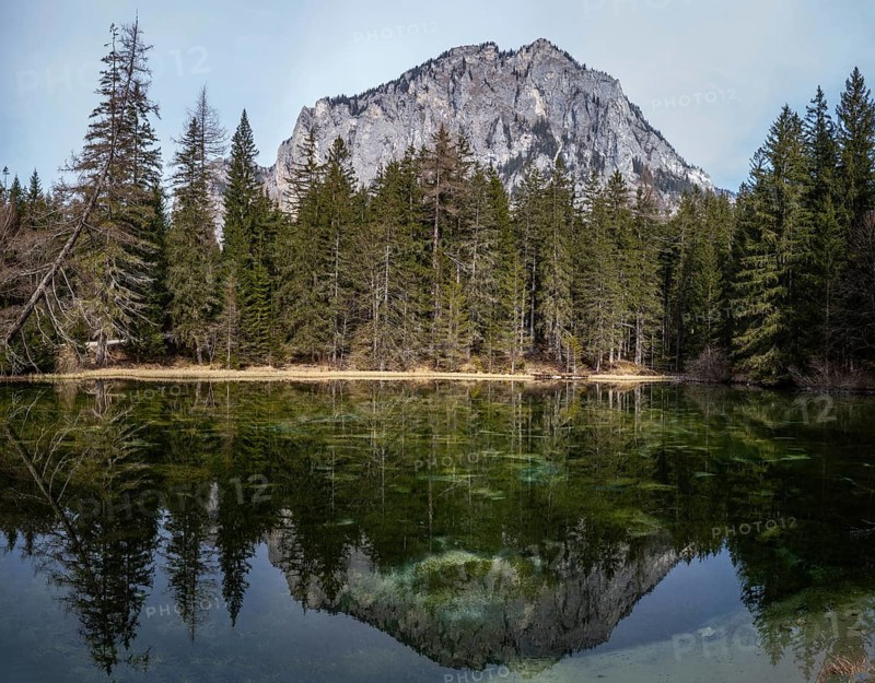 Pfarrerteich, Tragöß, Styria, Austria