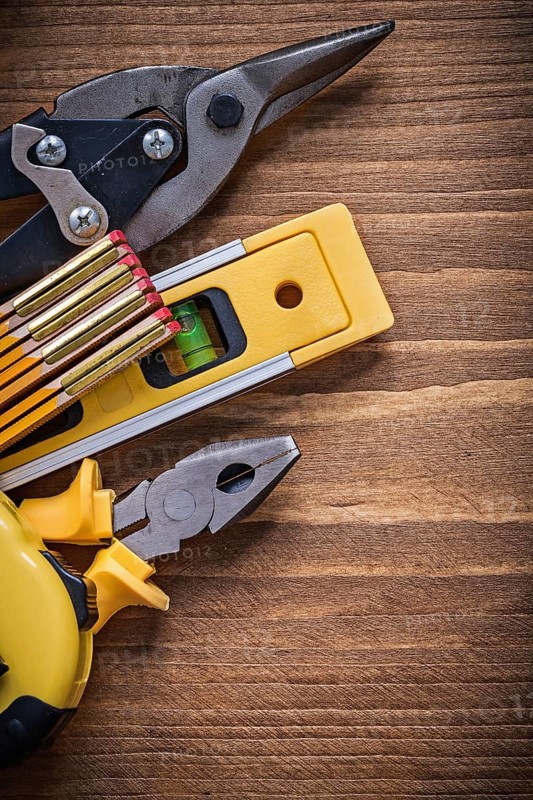 Pliers tape-measure steel cutter construction level wooden meter vertical version