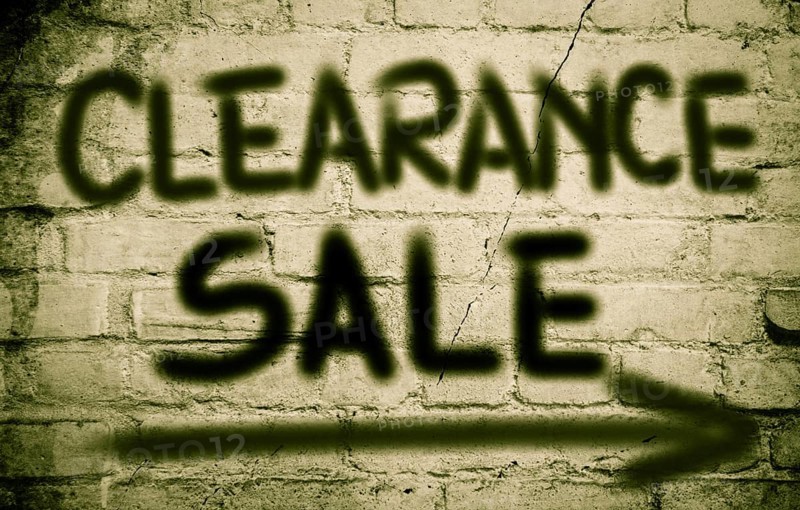 Clearance Sale Concept