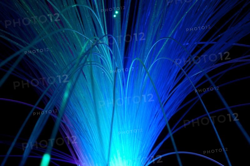Blue colors optical fibers