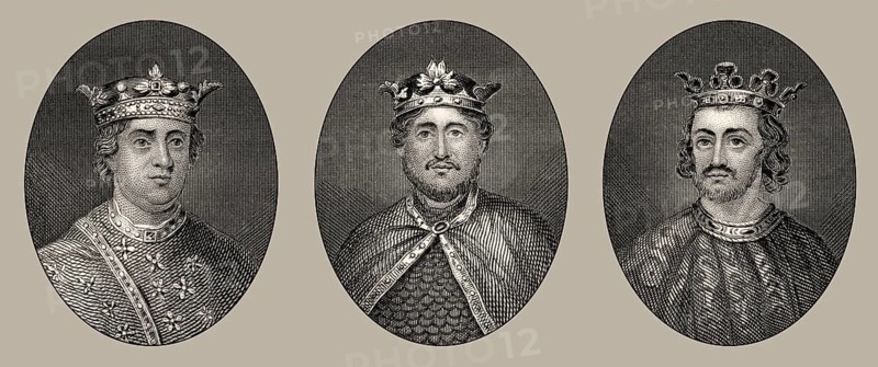 Könige von England, Heinrich II., Richard I., John Lackland, 12. und 13. Jahrhundert, Haus Anjou