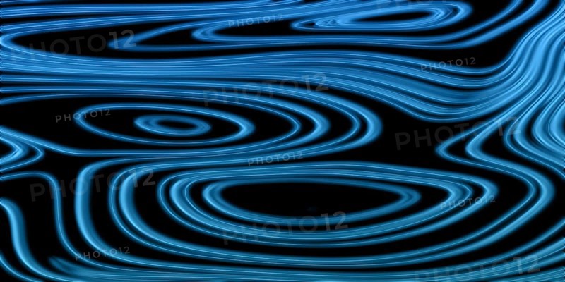 Neon Glow blue lines on a dark background, Glowing background