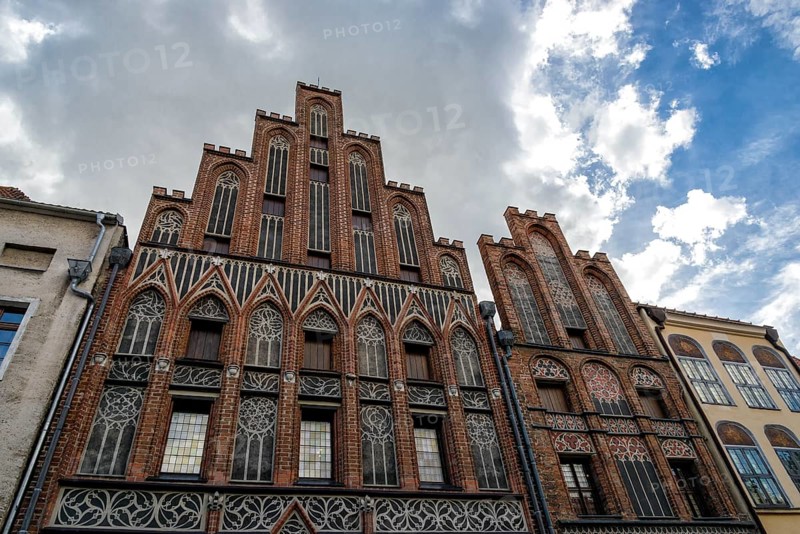 Historic old town centre of Torun in eastern Poland