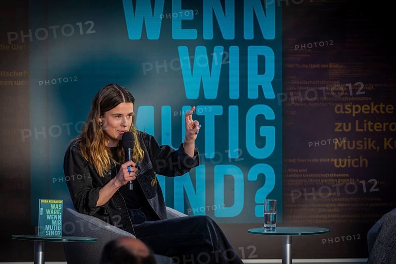 At the new trade fair, 2, 040 exhibitors from 45 countries will present this year's innovations. The motto of this year's fair is Words move worlds . This year's guest country is Norway. ZDF Aspects Luisa Neubauer in conversation with Katty Salie', Leipzig, Saxony, Germany