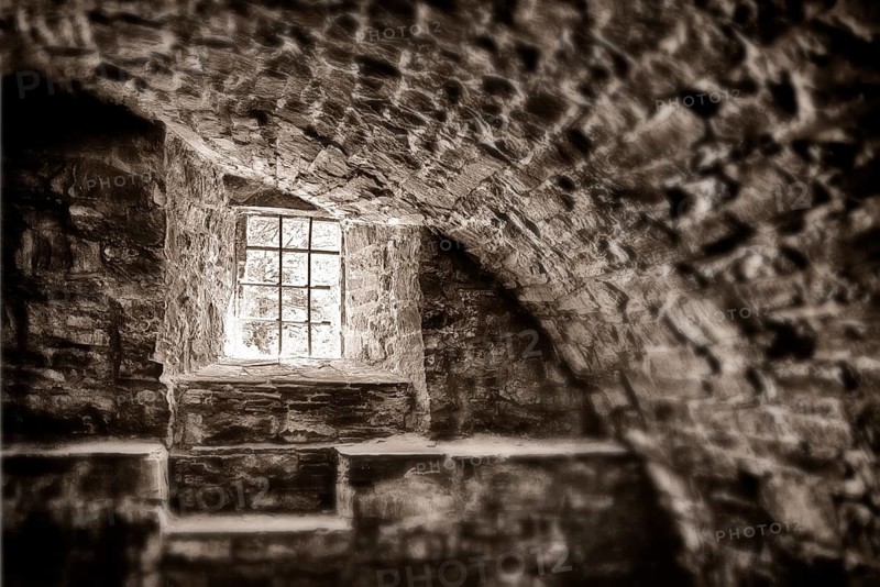 A cellar of an old castle, Germany