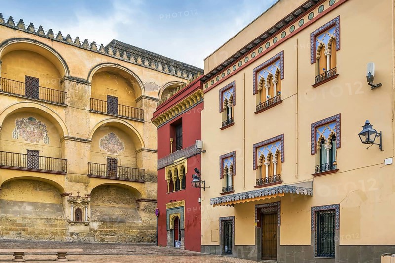 Triumph Square in Cordoba historical center, Spain