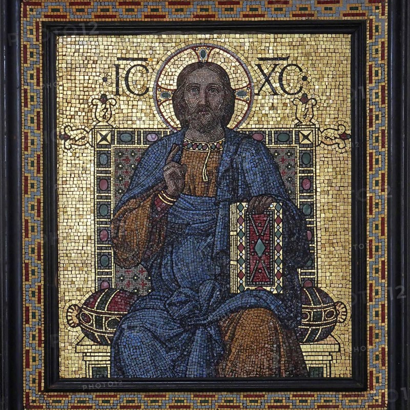 Icon in the Protestant Church of St Stephan Tangermünde. Saxony-Anhalt, Germany