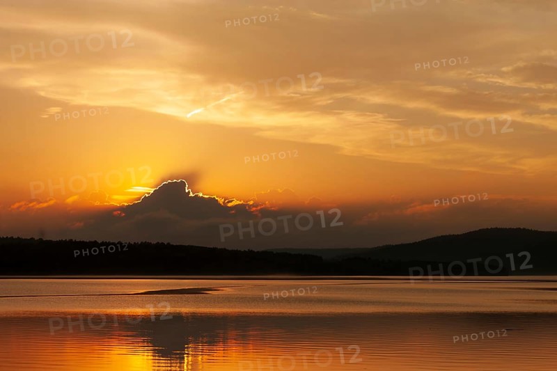 Horizontal pictures of the landscape inside Ontario's Driftwood Provincial Park located along the Ottawa River in Eastern Ontario, Canada, North America