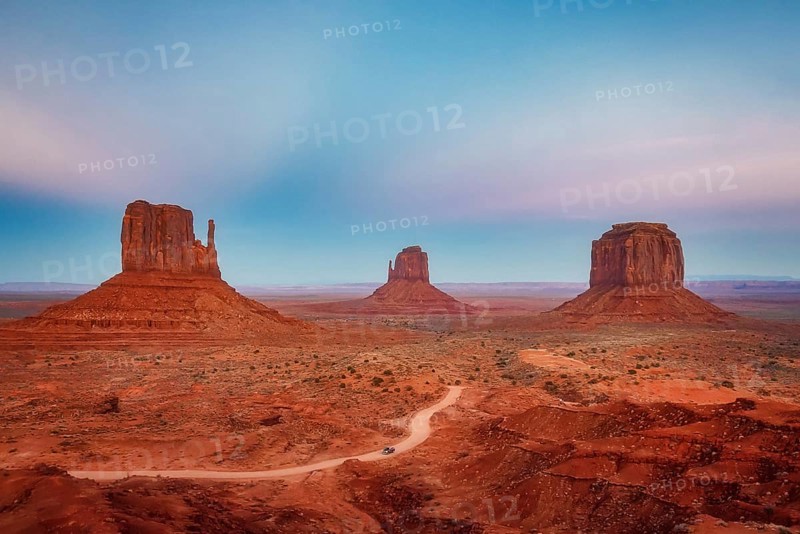 Monument Valley View color sky