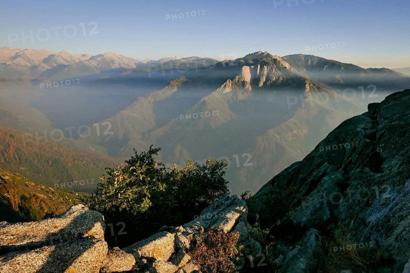 Moro Rock is a granite dome rock formation in Sequoia National Park, California, USA