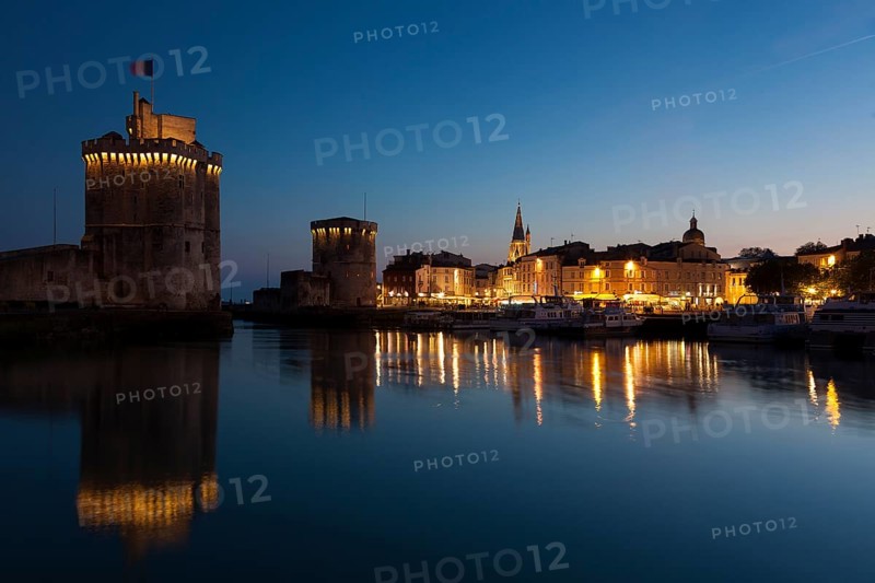 St. Nicholas and La Chaine towers, La Rochelle, Charente-Maritime, France