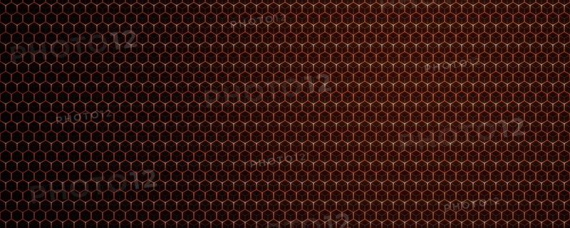 An illustration of a black red honeycomb