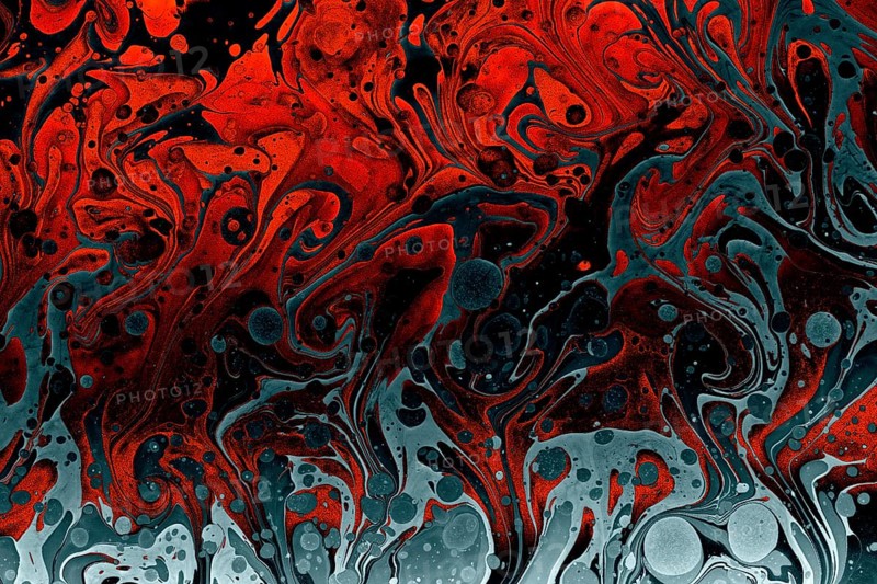 Ebru marble effect pattern design for print