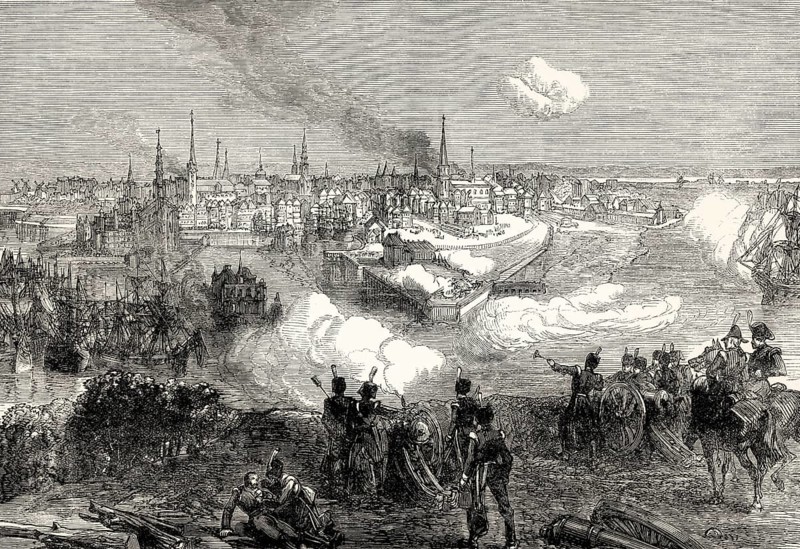The Second Battle of Copenhagen, 16 August, 5 September 1807, Napoleonic Wars, From British Battles on Land and Sea by James Grant