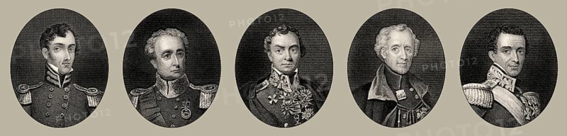 Offiziere der britischen Armee in Indien, 19. Jahrhundert, SIR John Hunter Littler, Sir Robert Henry Sale, Henry Hardinge, Hugh Gough, Sir Henry George Wakelyn Smith