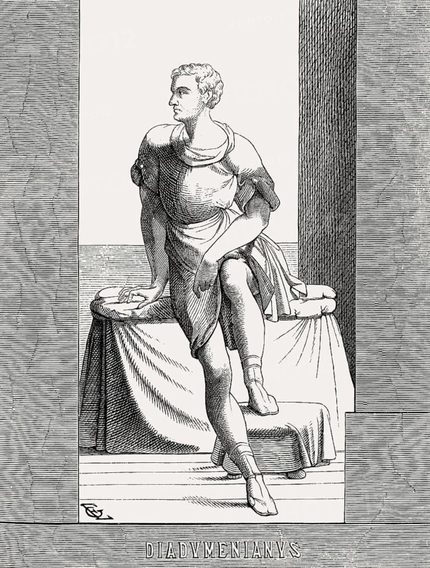 Diadumenian, Marcus Opellius Antoninus Diadumenianus Augustus, 208 – 218, Roman Emperor