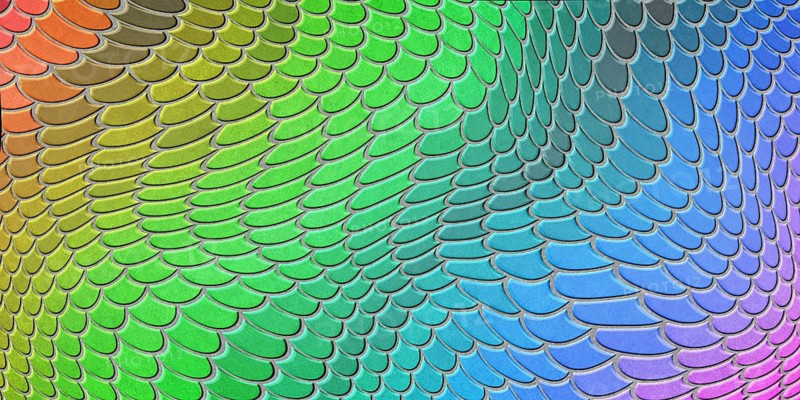 Colorful mermaid scales, fish scale, Fantasy texture
