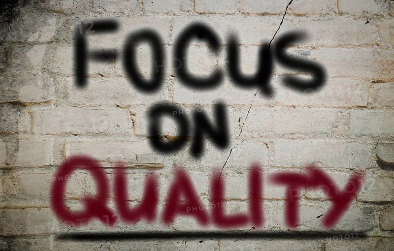 Focus On Quality Concept