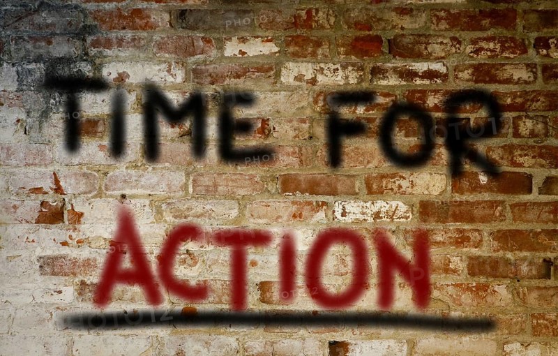 Time For Action Concept