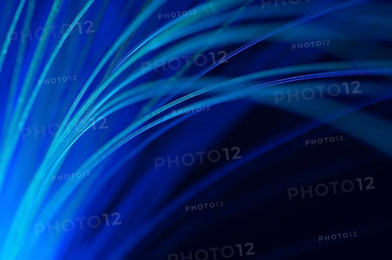 Blue colors optical fibers