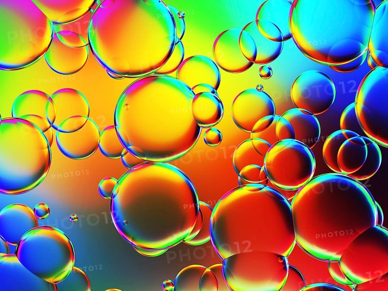 Illustration of some colorful bubbles background