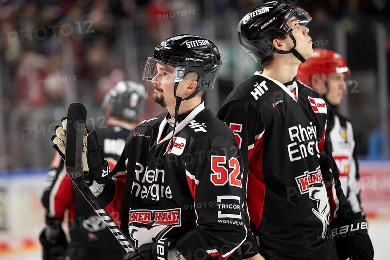 LanxessArena, Cologne, North Rhine-Westphalia, Otso Rantakari (Cologne Sharks, #52), PENNY DEL, Cologne Sharks-Adler Mannheim on 02/02/2025 at the LanxessArena in Cologne Germany