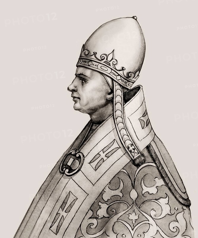 Pope Alexander III, Alessandro III, c. 1100/1105 – 1181), born Rolando Bandinelli, head of the Catholic Church and ruler of the Papal States from 7 September 1159 until his death in 1181