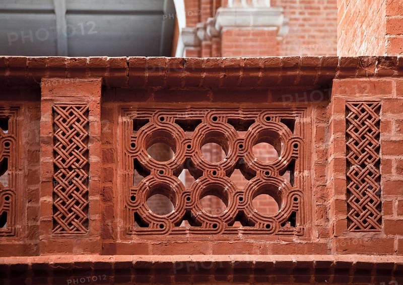 Jerichow Sachs-Anh Monastery church begun in 1148 and completed around the middle of the 13th century 74891 Parapet of the choir podium created in 1856 with the restoration by Ferdinand von Quast