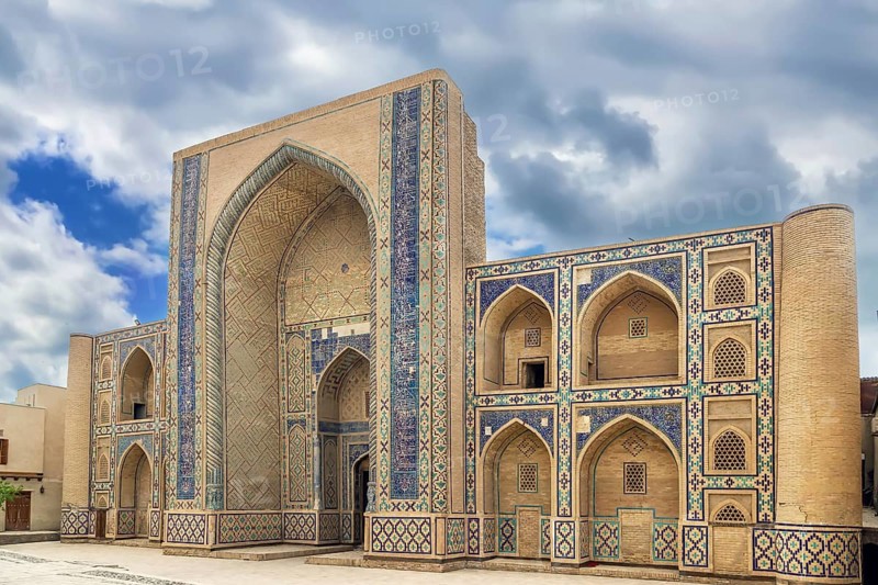 Ulugbek Madrasah was built at the beginning of the 15th century in Bukhara, Uzbekistan
