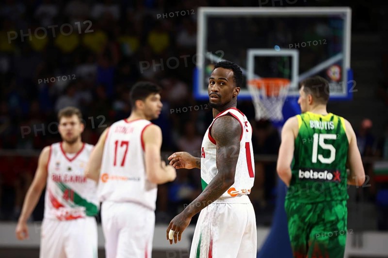 Samokov, Bulgaria - 1 July, 2022: Dee Bost from Bulgaria is seen in action during the FIBA Basketball World Cup 2023 European Qualifiers