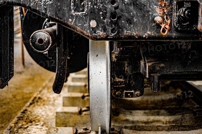 Steam locomotive of the machine room. Shooting Location: Tokyo metropolitan area