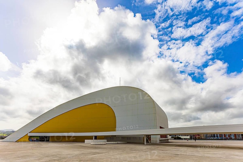 Spain. Various concerts, exhibitions and other events are held here. International cultural center of the famous architect Oscar Niemeyer. The picturesque town of Avilas in Asturias