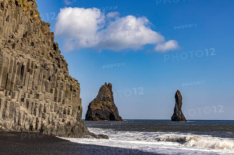Black beach Reynisfjara, south coast, Iceland