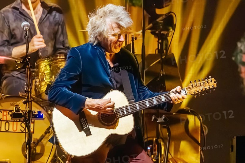 MELBOURNE, AUSTRALIA - DECEMBER 10: Neil Finn of Crowded House performs at Rod Laver Arena on December 10, 2024 in Melbourne, Australia