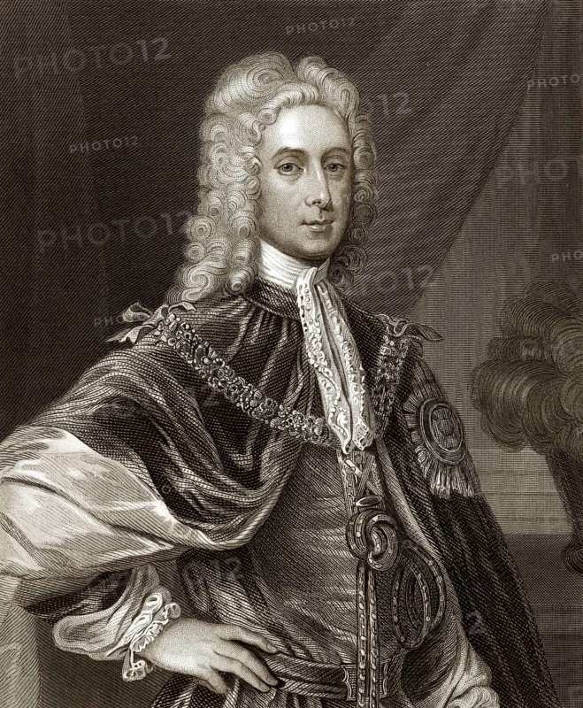 Feldmarschall John Campbell, 2. Herzog von Argyll, 1. Herzog von Greenwich, Lord Lorne, 1680-1743, schottischer Adliger und hoher Befehlshaber der britischen Armee