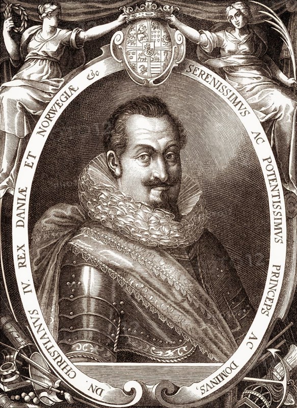 Christian IV, 1577 - 1648, King of Denmark and Norway