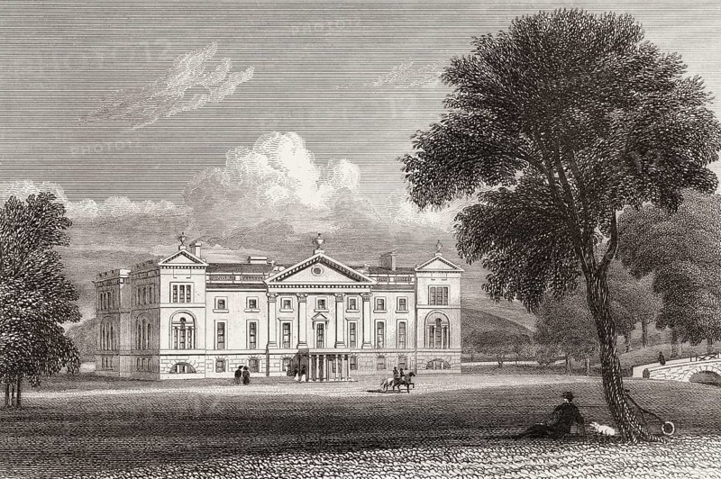 Kilgraston School, Bridge of Earn, 19th century, from Modern Athens by Th. H. Shepherd