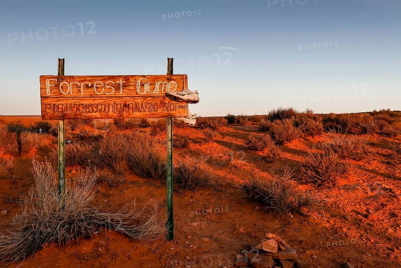 USA Arizona Forrest Gump Hill Point in sunrise